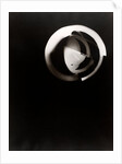 Fotogramm of segments and concentric circles of a sphere by László Moholy-Nagy