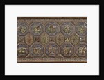 Rectangular panel of fifty-seven tiles, workshop of Ali Muhammad Isfahani by Ali Muhammad Isfahani
