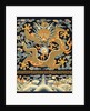 Tapestry with a five-clawed dragon pursuing a pearl amid clouds by Unknown