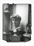 Cast of the head of Michelangelo's David in the Accademia di Belle Arte, Florence by Isabel Agnes Cowper