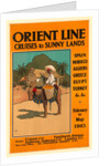 Orient Line Cruises to Sunny Lands, poster advertising the shipping company by John Hassall