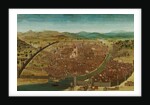 View of Florence from the South West by Francesco Rosselli