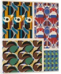 Plate from Kaleidoscope, ornements abstraits by Ad. Verneuil