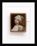 Micromosaic brooch depicting Beatrice Cenci by Anonymous