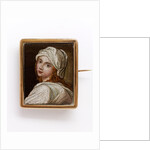 Micromosaic brooch depicting Beatrice Cenci by Anonymous