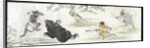 Hunting scenes from the life of the Ainu by School of Hanabusa Itcho