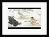 Hunting scenes from the life of the Ainu by School of Hanabusa Itcho