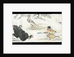 Hunting scenes from the life of the Ainu by School of Hanabusa Itcho