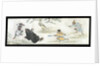 Hunting scenes from the life of the Ainu by School of Hanabusa Itcho