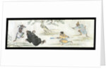 Hunting scenes from the life of the Ainu by School of Hanabusa Itcho
