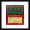 Season Ticket of Admission to the Exhibition of the Works of Industry of All Nations 1851, with Prince Albert's signature by Anonymous