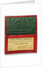 Season Ticket of Admission to the Exhibition of the Works of Industry of All Nations 1851, with Prince Albert's signature by Anonymous