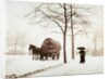 The Great Frost, Snow Scene Along the Embankment by Paul Martin