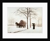 The Great Frost, Snow Scene Along the Embankment by Paul Martin