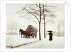 The Great Frost, Snow Scene Along the Embankment by Paul Martin