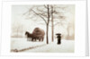 The Great Frost, Snow Scene Along the Embankment by Paul Martin
