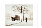 The Great Frost, Snow Scene Along the Embankment by Paul Martin