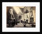 View of the interior of South Kensington Museum, Boilerhouse, featuring the Statue of David by Anonymous