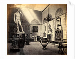 View of the interior of South Kensington Museum, Boilerhouse, featuring the Statue of David by Anonymous