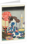 Fashionable Brocade Patterns of the Imperial Palace by Utagawa Kunisada I