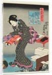 Fashionable Brocade Patterns of the Imperial Palace by Utagawa Kunisada I