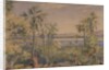 View eastwards from the steps behind Mount Mary Church, Bandra, Bombay by William Carpenter