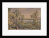 View eastwards from the steps behind Mount Mary Church, Bandra, Bombay by William Carpenter