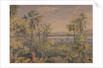 View eastwards from the steps behind Mount Mary Church, Bandra, Bombay by William Carpenter