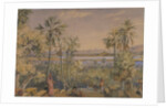 View eastwards from the steps behind Mount Mary Church, Bandra, Bombay by William Carpenter
