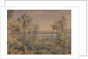 View eastwards from the steps behind Mount Mary Church, Bandra, Bombay by William Carpenter
